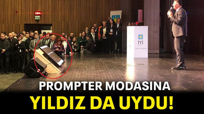 Prompter modasına Yıldız da uydu!